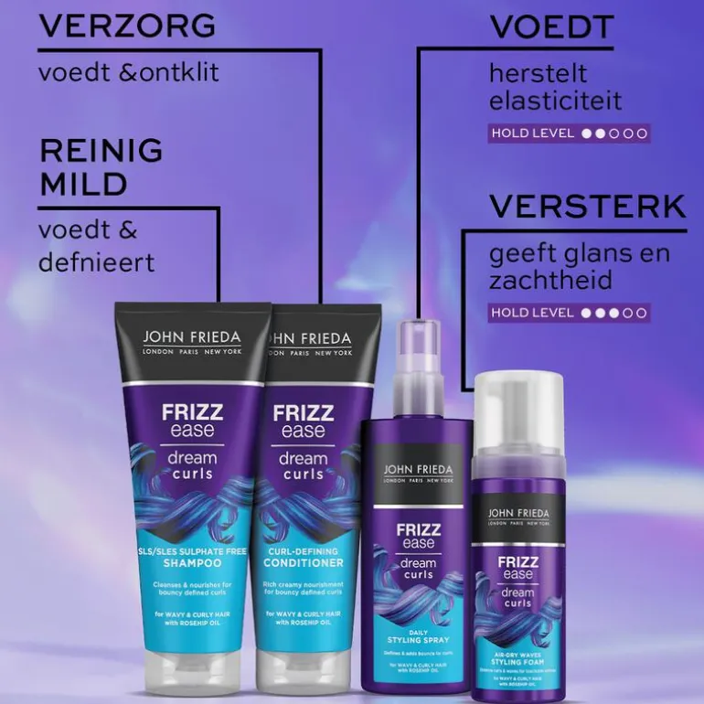 John Frieda Frizz Ease Dream Curls Air Dry Waves Styling Foam 150 ML
