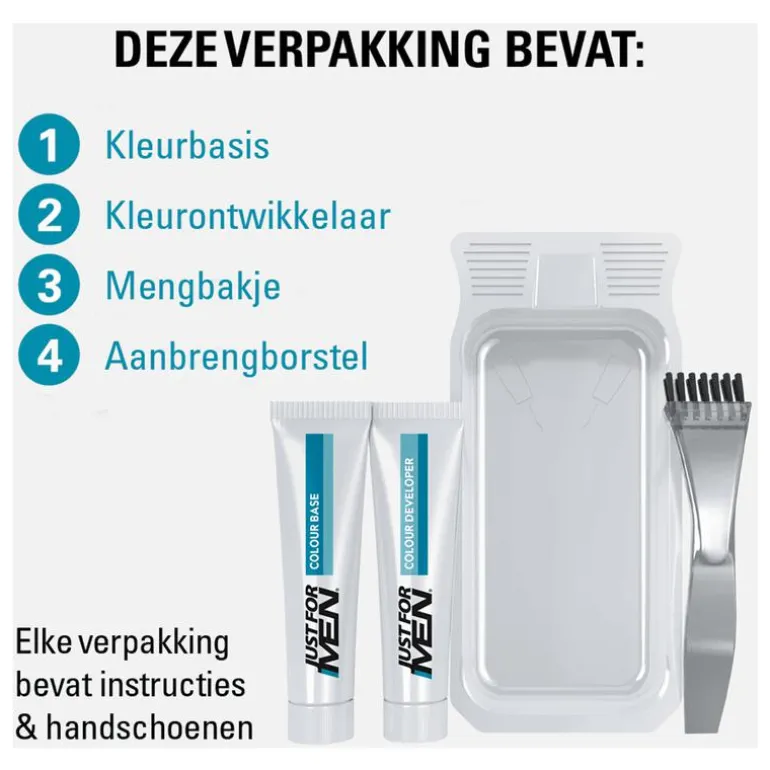 Just For Men Snor & Baard Zwart M55