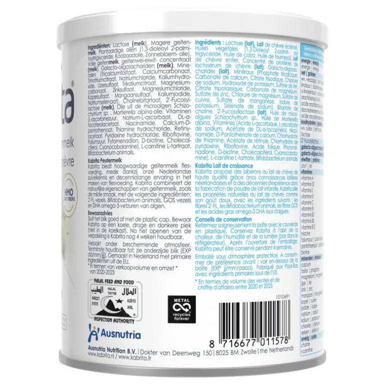 KABRITA Peutermelk 3 12+ maanden 400GR