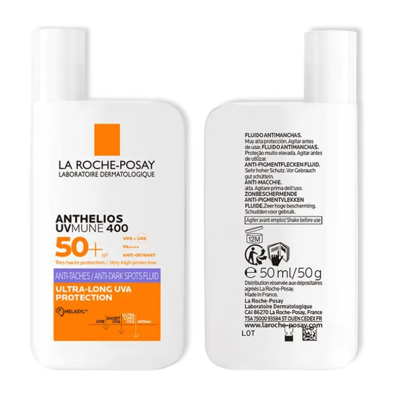 La Roche-Posay Anthelios UVMune 400 Onzichtbare Zonnefluide Anti-pigmentvlekken SPF50+ 50 ML