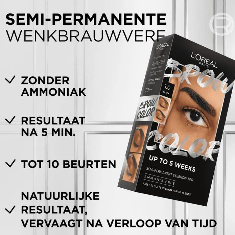L'Oréal Paris Brow Color wenkbrauwverf 5.0 Brunette 30ML