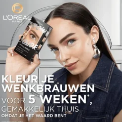 L'Oréal Paris Brow Color wenkbrauwverf 1.0 Black 30ML