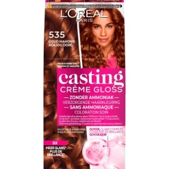 L'Oréal Paris Casting Crème Gloss Haarverf 535 Chocolate Licht goudmahoniebruin