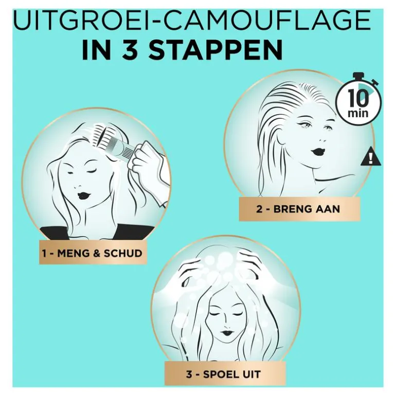 L'Oréal Paris Magic Retouch Permanente Haarverf 3 Donkerbruin