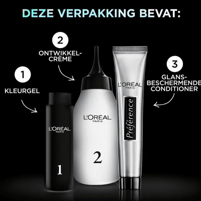 L'Oréal Paris Preference Vivids Permanente Haarverf 10.112 Silver Grey Soho