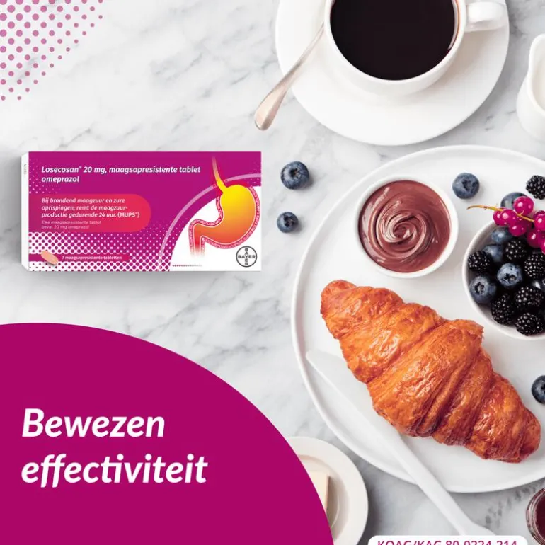 Losecosan maagzuur tabletten 7 st