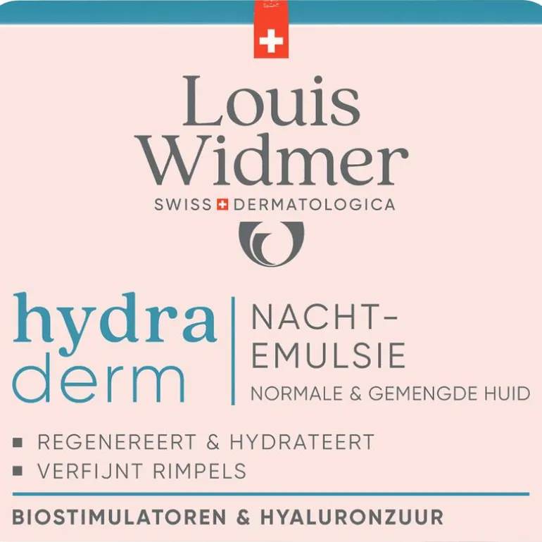 Louis Widmer Hydraderm Nachtemulsie Licht Geparfumeerd 50 ML