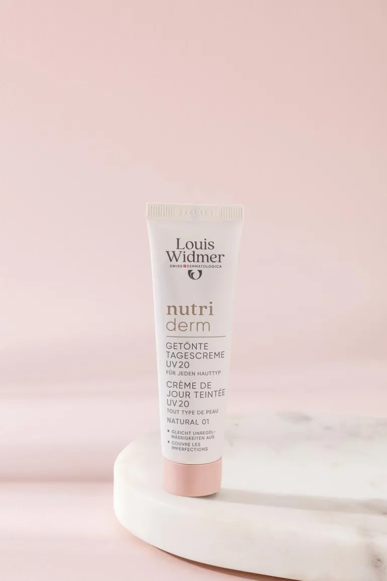 Louis Widmer Nutriderm Getinte Dagverzorging SPF20 Naturel 01 Zonder Parfum 30 ML