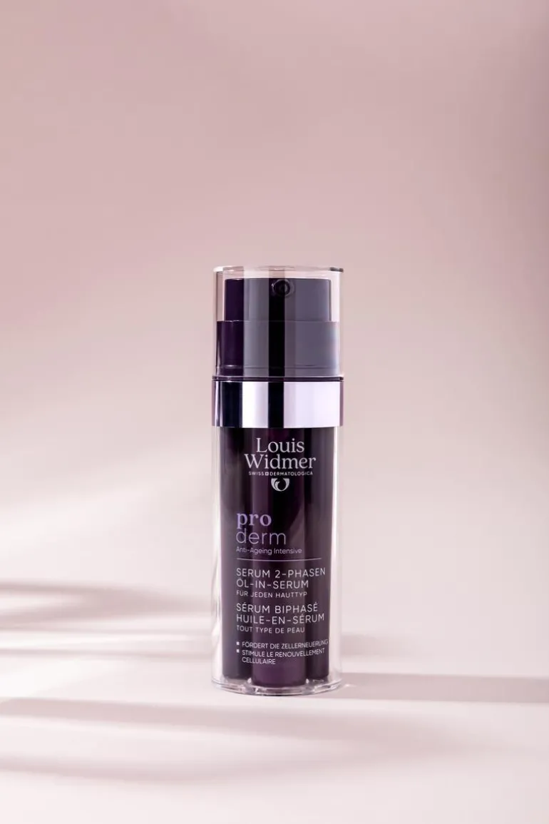 Louis Widmer Proderm Tweefasig Serum Olie-In-Serum Licht Geparfumeerd 35 ML