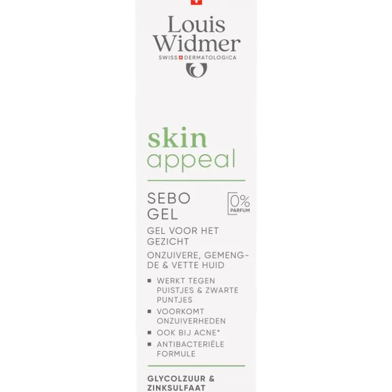 Louis Widmer Skinappeal Sebo Gel Zonder Parfum 30 ML