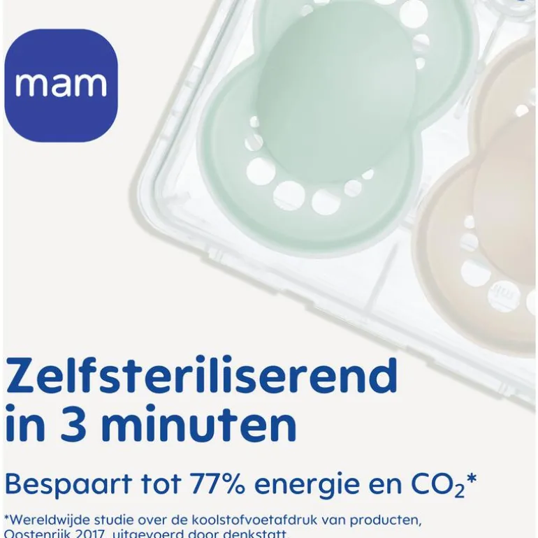 MAM Original Fopspenen 6-16 maanden Blue 2 stuks