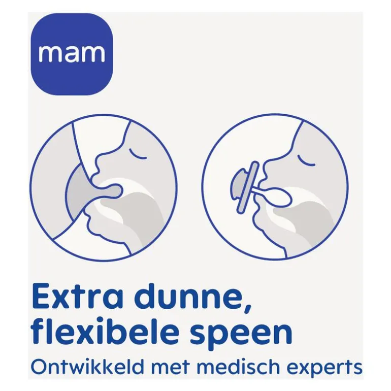 MAM Supreme Fopspenen 6-16 maanden Pink 2 stuks