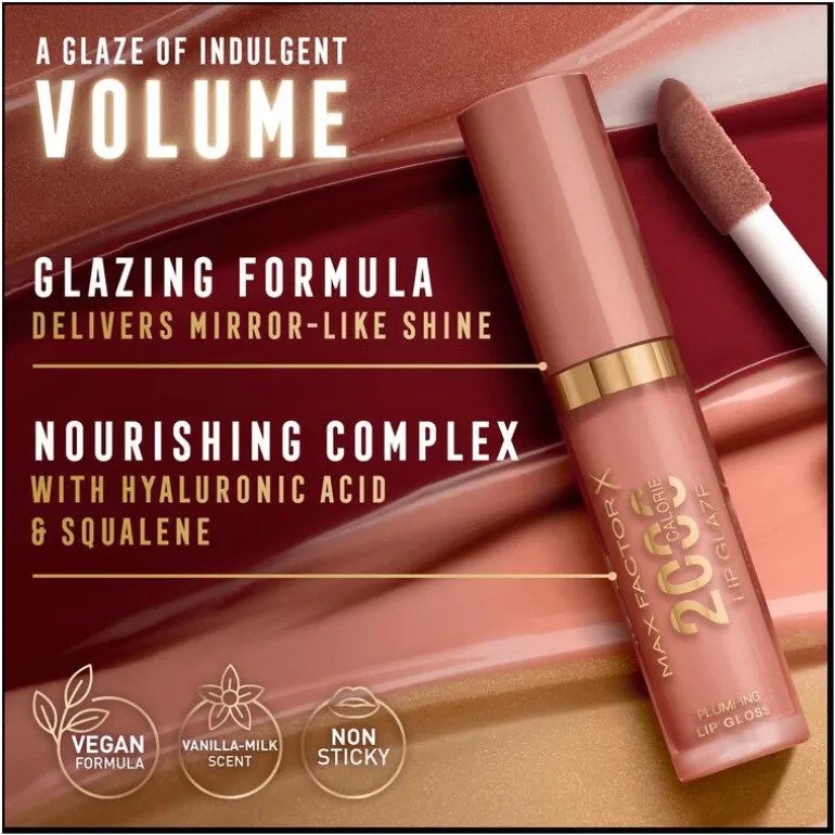 Max Factor 2000 Calorie Lip Glaze 150 Caramel Swish