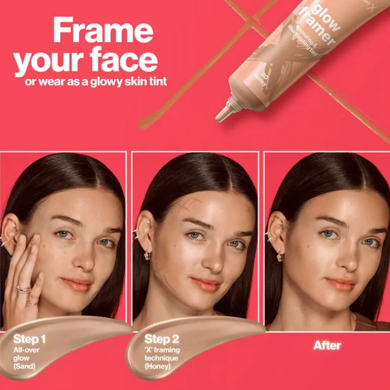 Max Factor Glow Framer bronzer en highlighter - Beige - 10 Sand