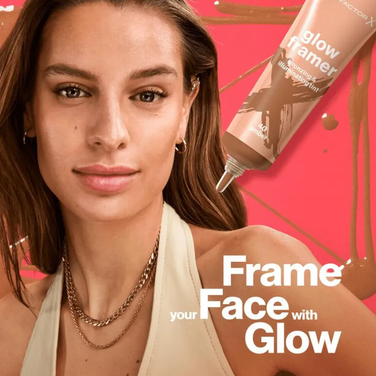 Max Factor Glow Framer bronzer en highlighter - Bruin - 40 Amber