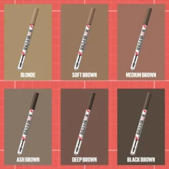 Maybelline New York BUILD A BROW Wenkbrauwpen/fixeergel 255 Soft Brown