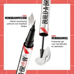 Maybelline New York BUILD A BROW Wenkbrauwpen/fixeergel 250 Blonde