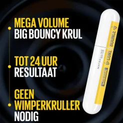 Maybelline New York Colossal Curl Bounce Waterproof Macara Very Black Mega Volume