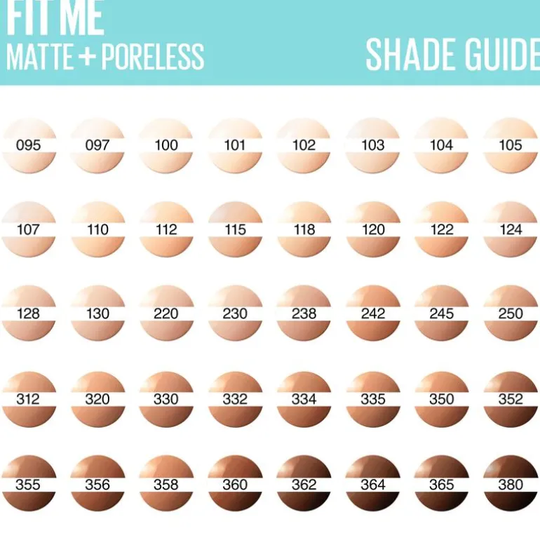 Maybelline New York Fit Me Matte + Poreless Foundation 120 Classic Ivory 30 ML