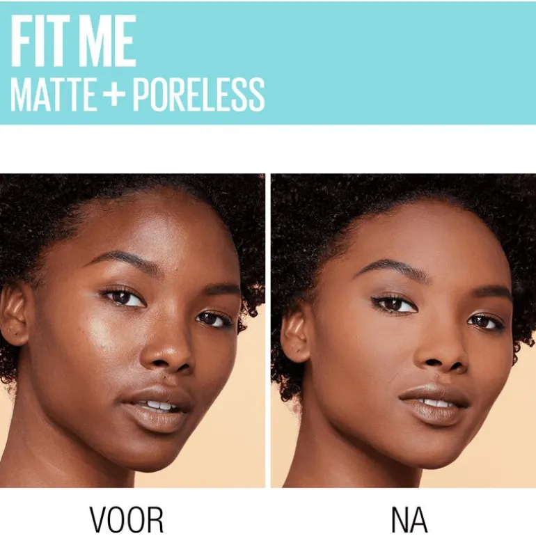 Maybelline New York Fit Me Matte + Poreless Foundation 344 Warm Ginger