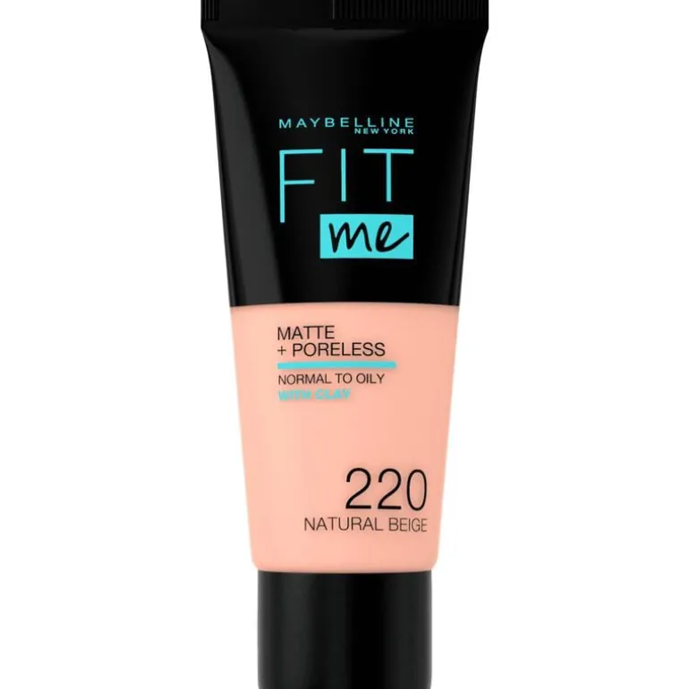 Maybelline New York Fit Me Matte + Poreless Foundation 220 Natural Beige 30 ML