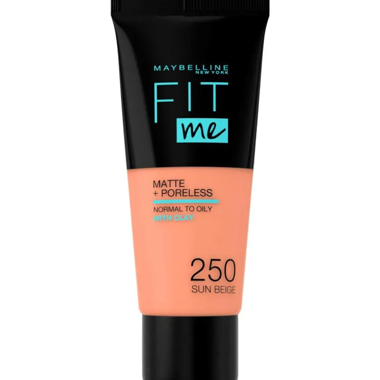 Maybelline New York Fit Me Matte + Poreless Foundation 250 Sun Beige 30 ML