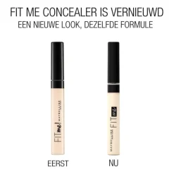 Maybelline New York Fit Me Concealer 25 Medium Medium Dekkend 6,8 ML