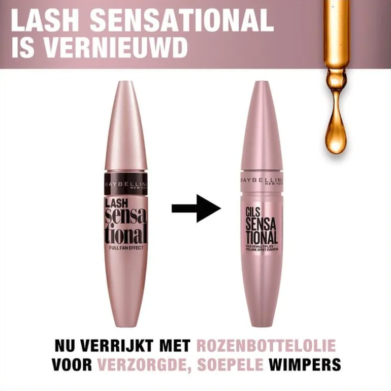 Maybelline New York Lash Sensational Volume Mascara Very Black