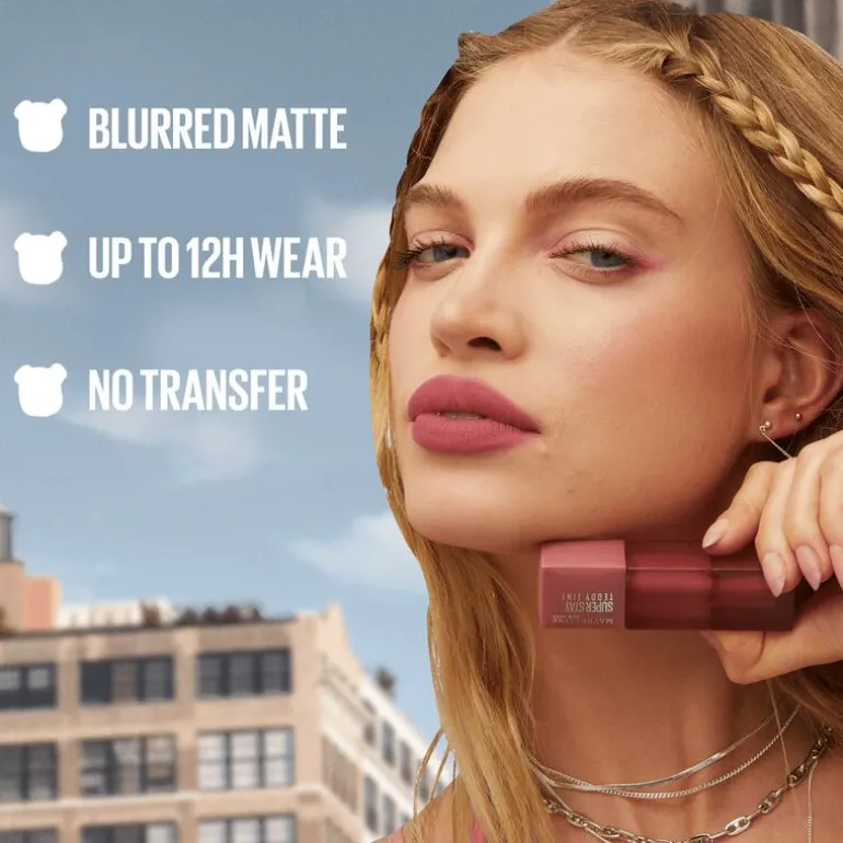 Maybelline New York Teddy Tint Lipstick 20 Mascara Tear