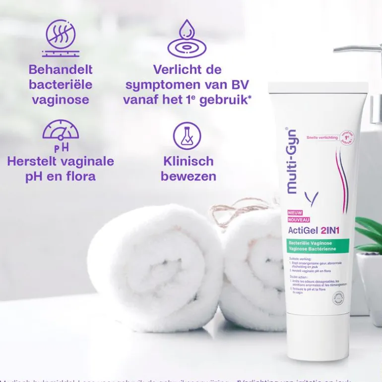 Multi-Gyn ActiGel 2in1 bij bacteriële vaginose 50ml