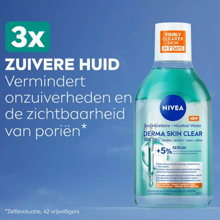 NIVEA Derma Skin Clear Serum Infused Micellair Water 400ML