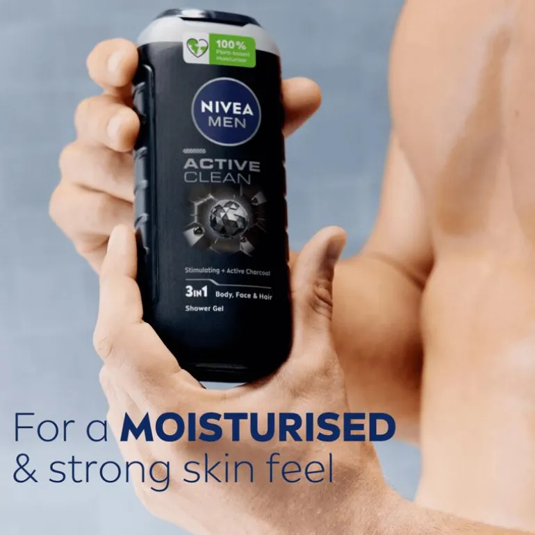 NIVEA MEN Active Clean 3-in-1 Douchegel 500 ML