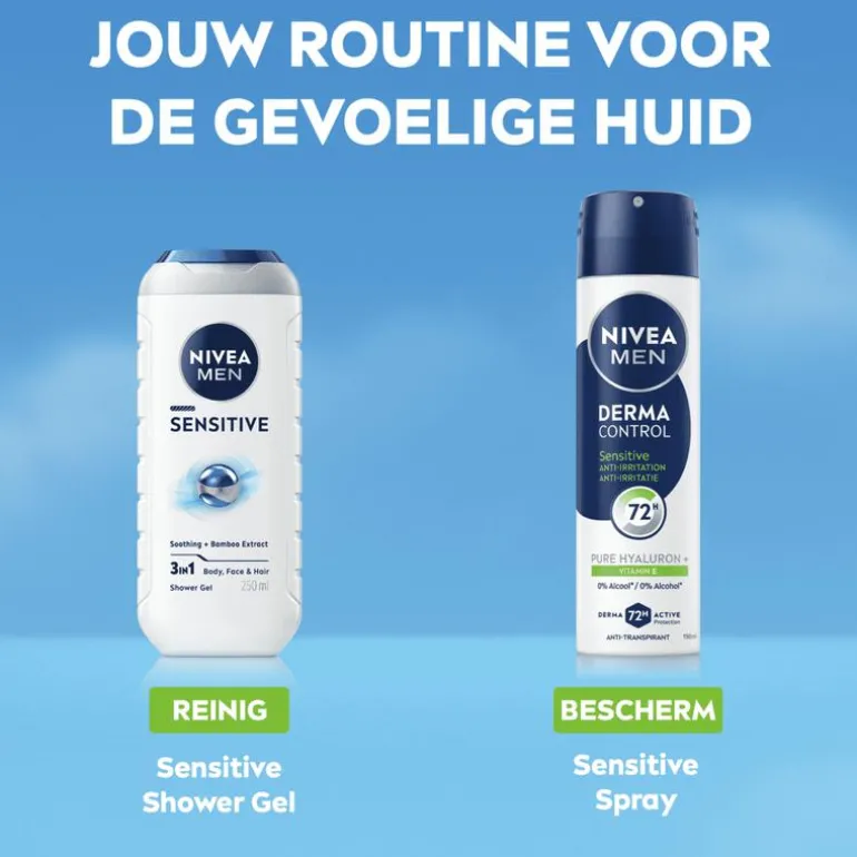 NIVEA MEN Derma Control Sensitive Deodorant Spray 150 ML