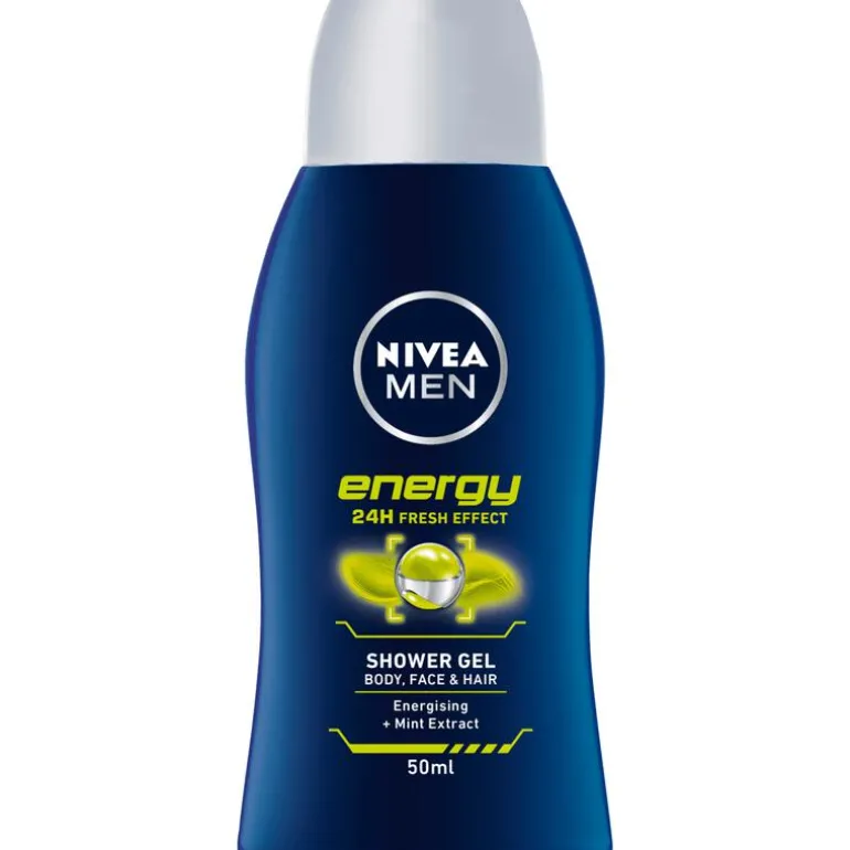 NIVEA MEN Energy Douchegel 3-in-1 Mini 50 ML