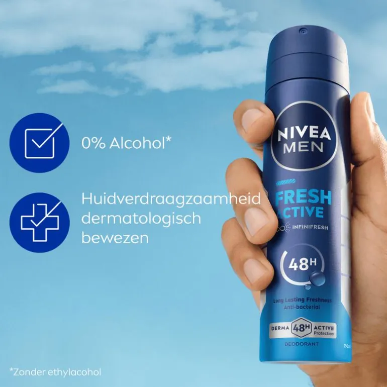 NIVEA MEN Fresh Active Deodorant Spray 200 ML