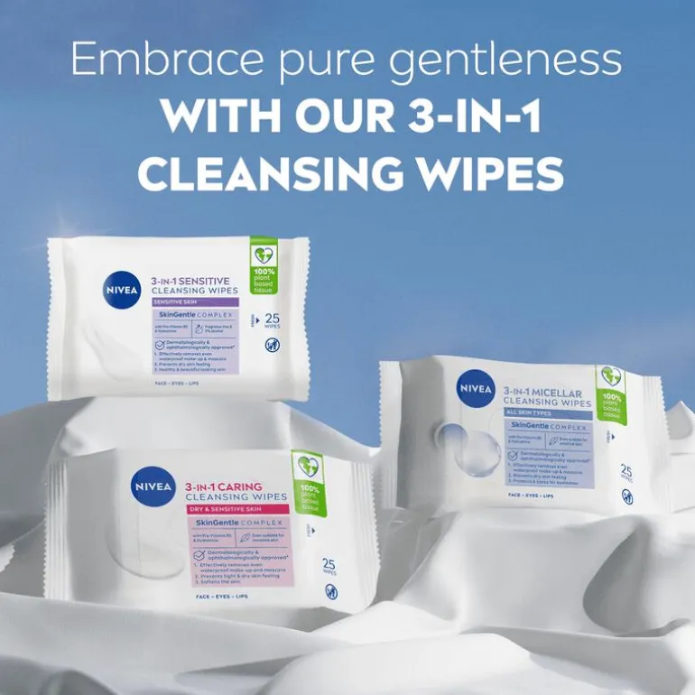 NIVEA Sensitive Reinigingsdoekjes 25 stuks