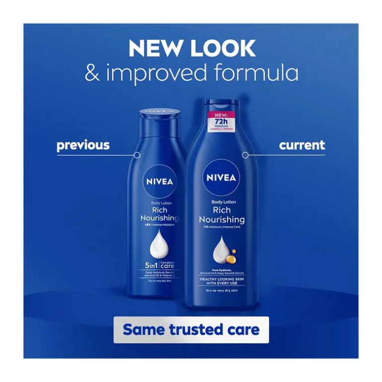 NIVEA Verzorgende Bodymilk 72u Hydratatie 400 ML