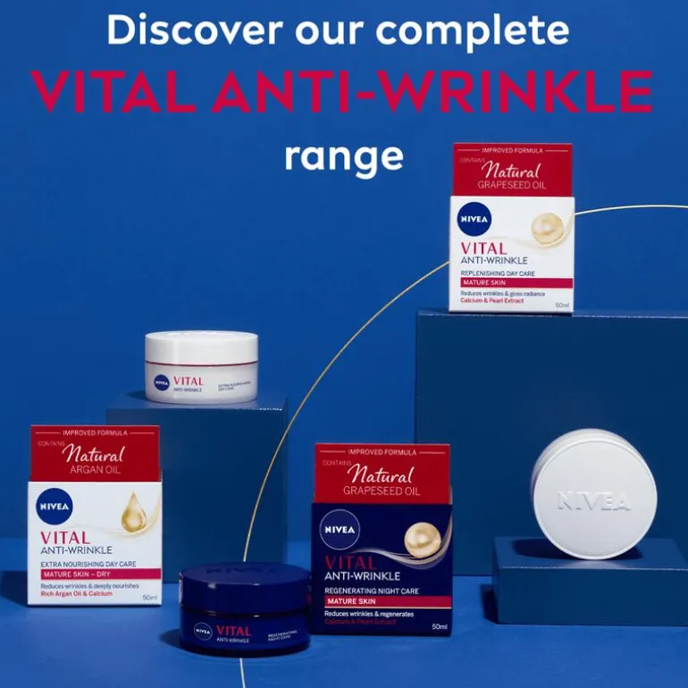 NIVEA Vital Herstellende Nachtcrème Oudere Huid 50 ML