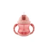 Nuby Flip-It Antilekbeker Handvaten Roze 12 Maanden