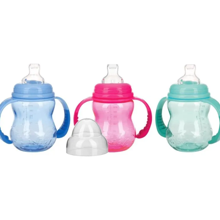 Nuby Oefenfles Uit Tritan Met Tuit Brede Hals 6M+