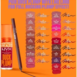 NYX Professional Makeup Duck Plump Lip Plumping Laquer Lipgloss 5 Brown Of Applause
