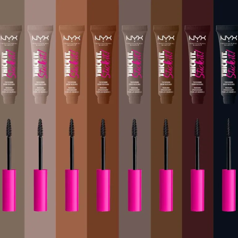 NYX Professional Makeup Thick It. Stick It! Wenkbrauwmascara 8 Black