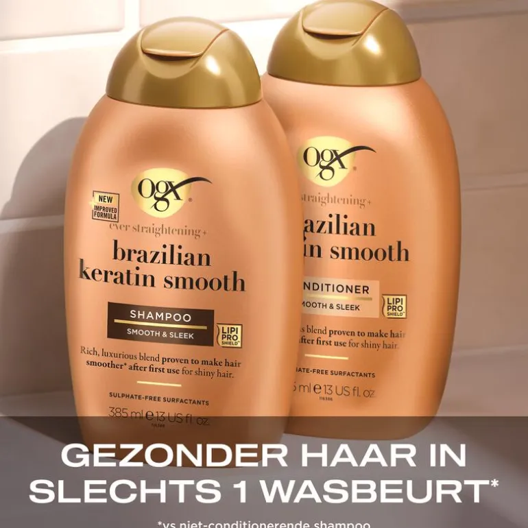 OGX Brazilian Keratin Smooth Conditioner 385 ML
