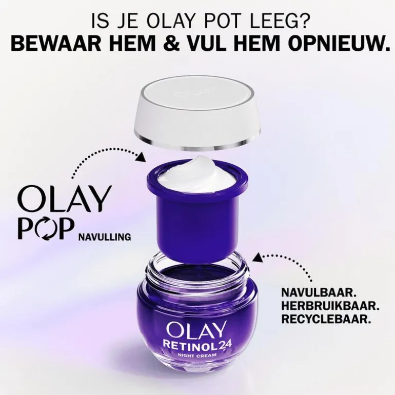 Olay Retinol24 Nachtcrème Navulling 50 ML