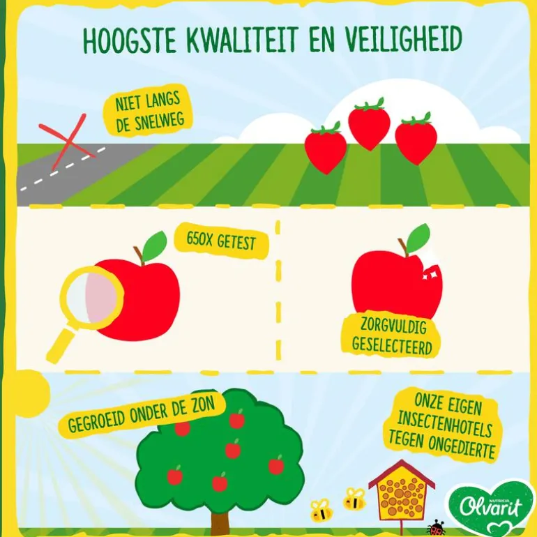 Olvarit Potje Banaan Fruithapje 4+ maanden 125 GR