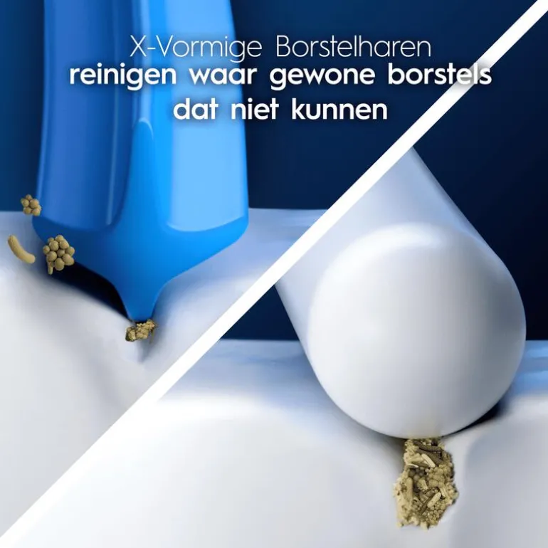 Oral-B Cross Action Opzetborstels Wit - 8 Stuks