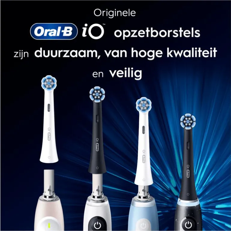 Oral-B iO Radiant White Opzetborstels Wit 2 Stuks