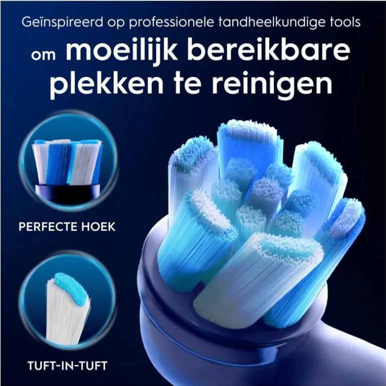 Oral-B iO Ultimate Clean Opzetborstels Wit 4 Stuks