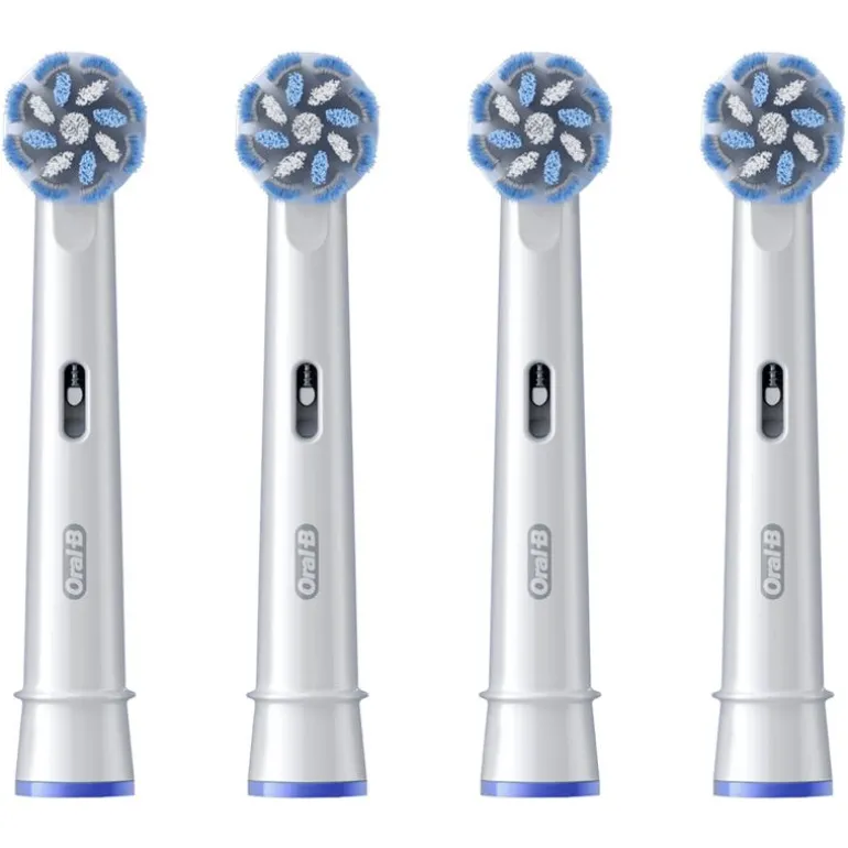 Oral-B Sensitive Clean Opzetborstels Wit 4 Stuks
