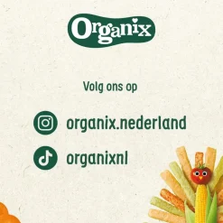 Organix Bio Babysnack Aardbei, Mais Puffs